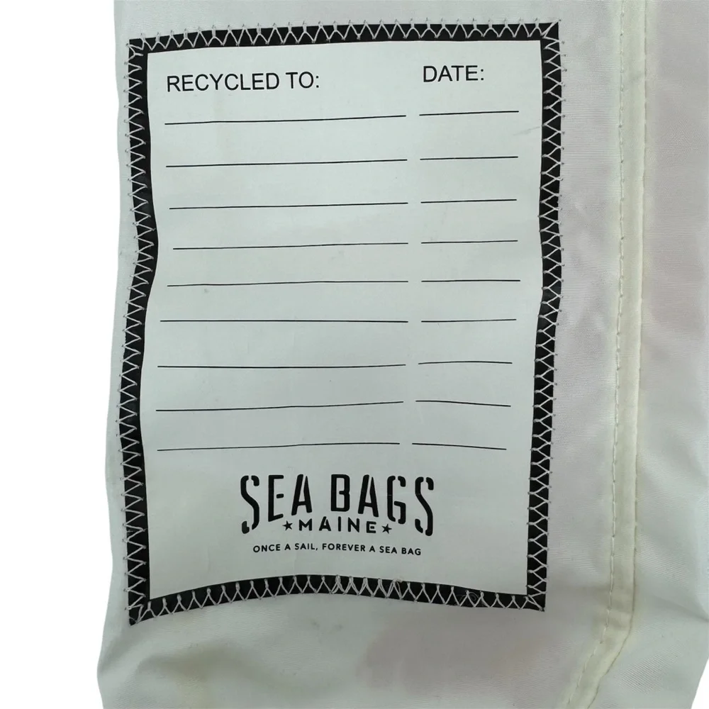 Sea Bags of Maine Lobster recycled sail wine bag red & white one of a kind 🦞RARE - Picture 8 of 11